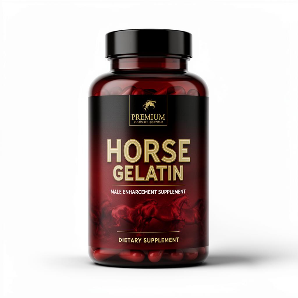 Horse Gelatin Male Enhancement supplement bottle